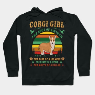 Corgi Girl - Witch - Lioness - Hippie - Sailor (79) Hoodie